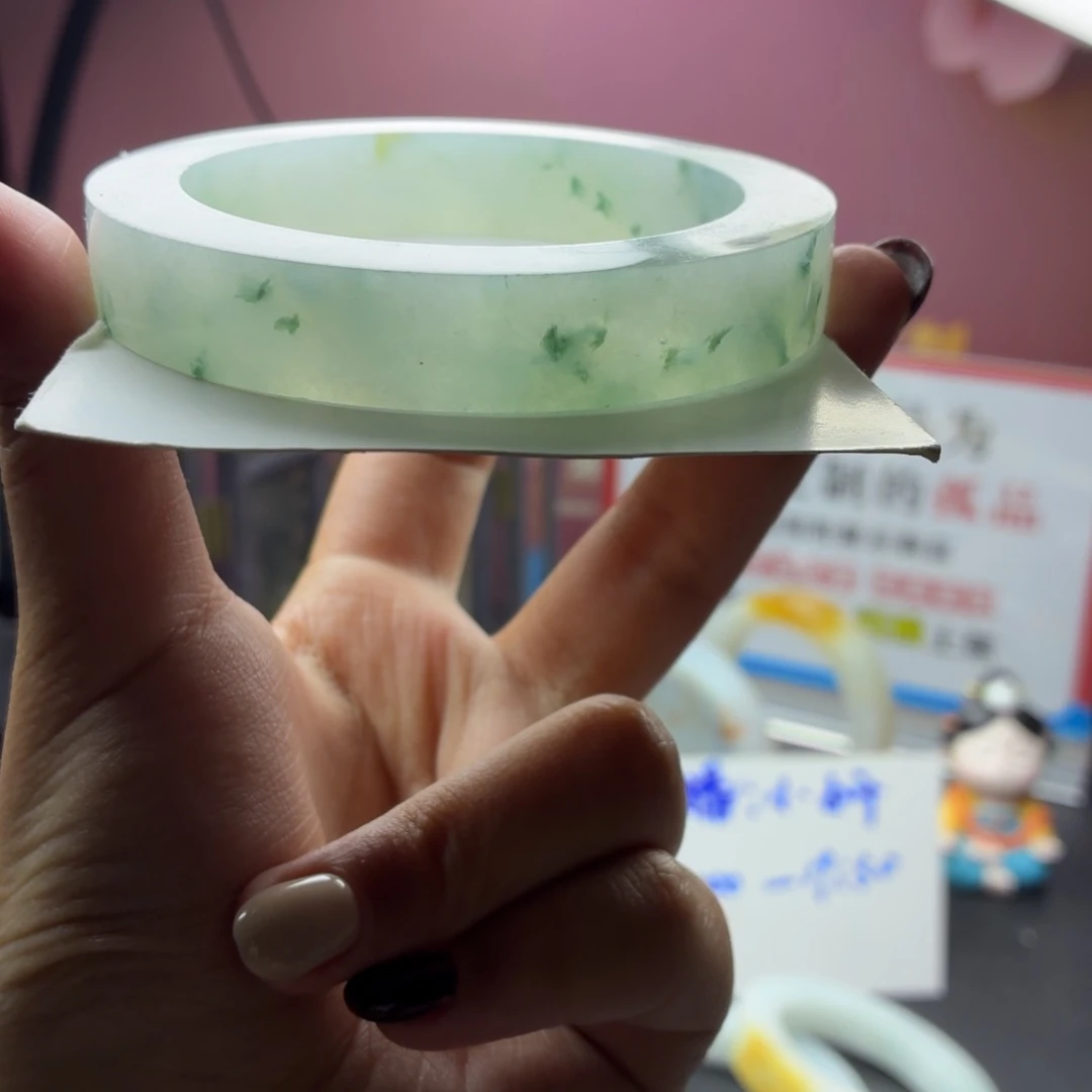 马***花定制翡翠未镶嵌缅A翡翠