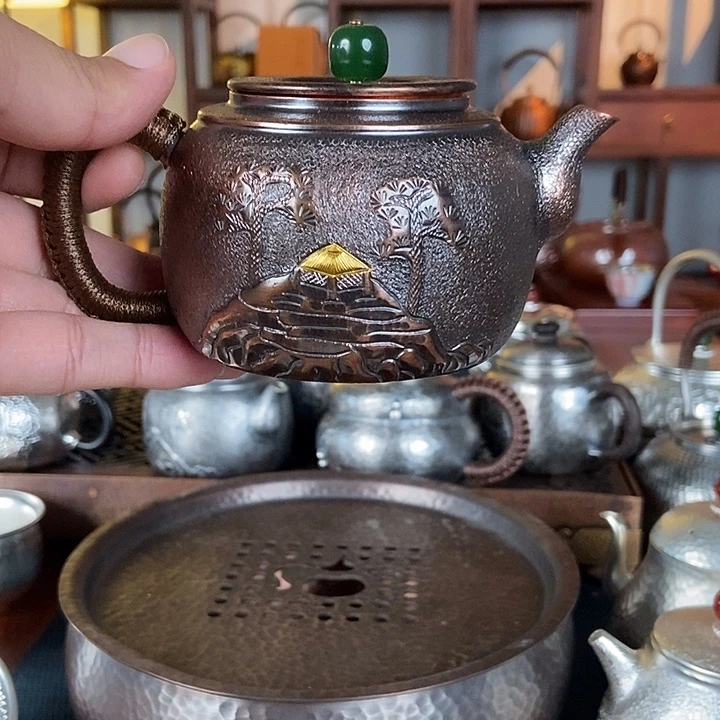 纯手工制作一铜壶制作