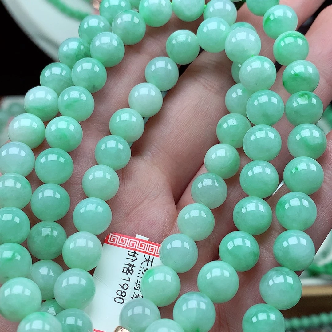 翡翠未镶嵌项链翡翠