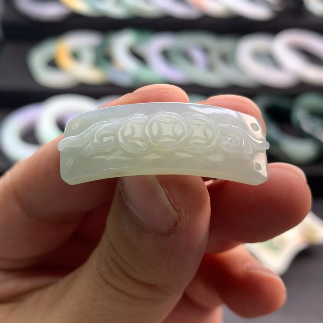 【闪购商品】未镶嵌定制翡翠手牌