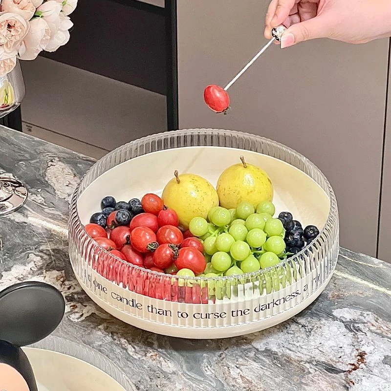 简约旋转化妆品收纳盒厨房桌面调料整理架水果盘多功能置物托盘