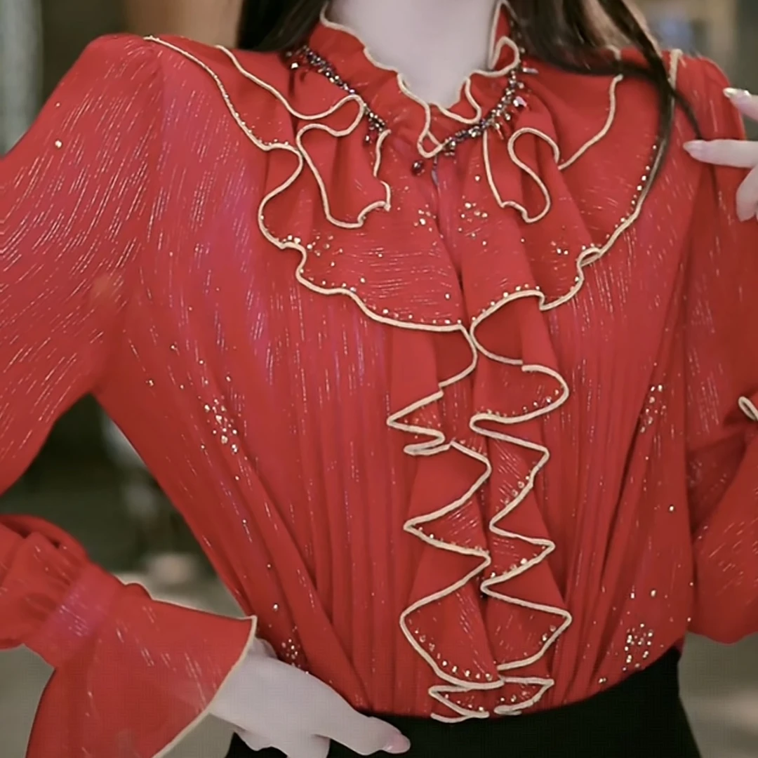 【挚爱女神】法式重工气质时尚百搭上衣