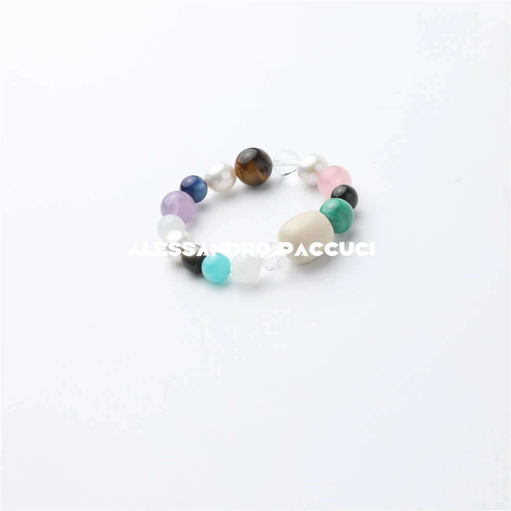 非金属布艺手链 AP洛哥52037EL【挪威峡湾】彩色手工串珠时尚手链