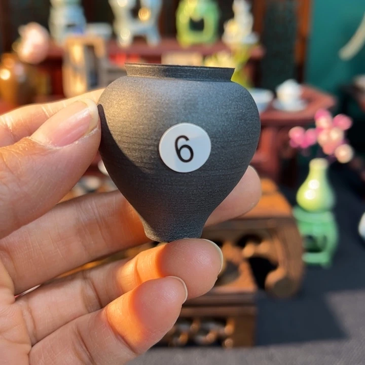 摆件微陶老王迷你花瓶