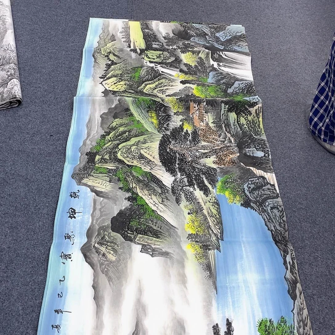 国画作品小姐姐放漏…