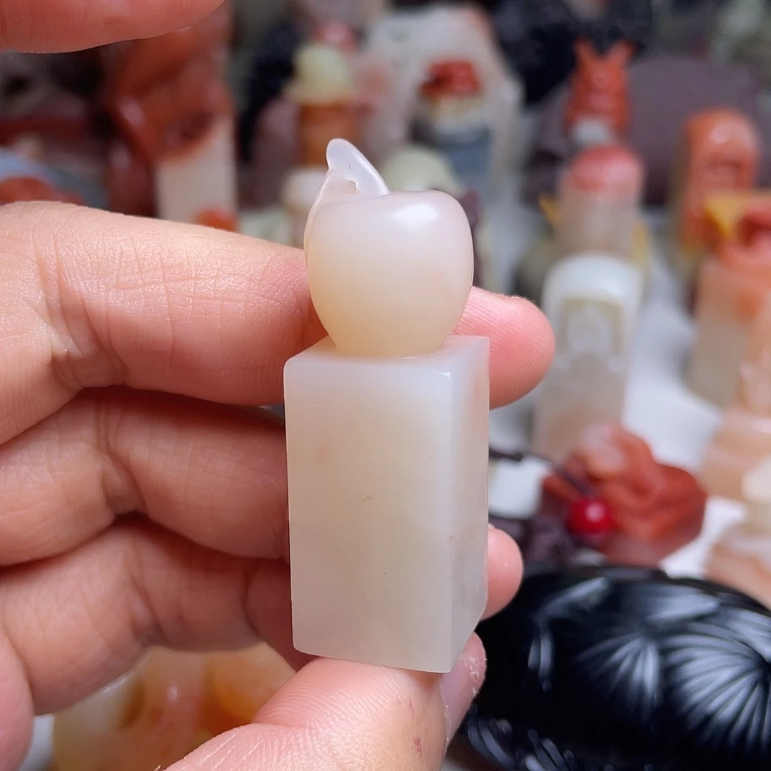 老挝石小苹果印章