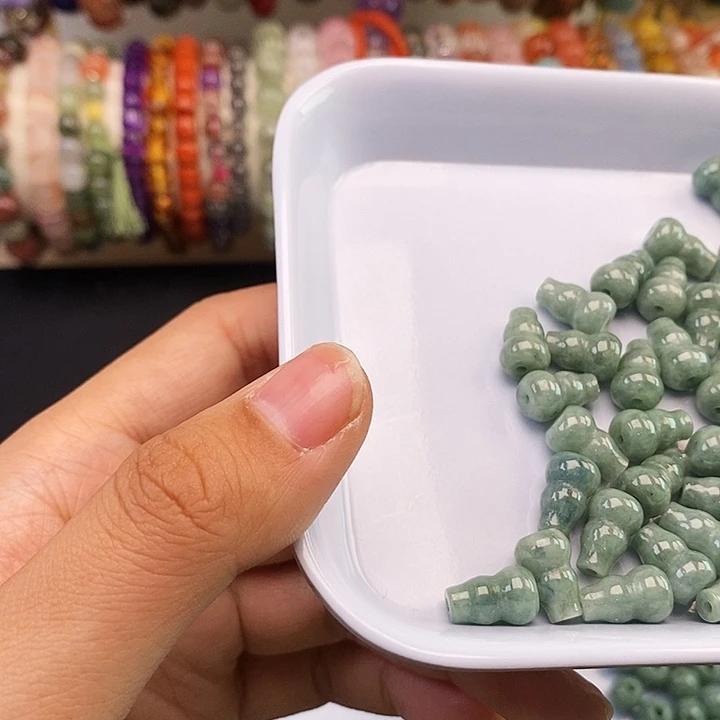 未镶嵌翡翠葫芦10个玛瑙/玉髓