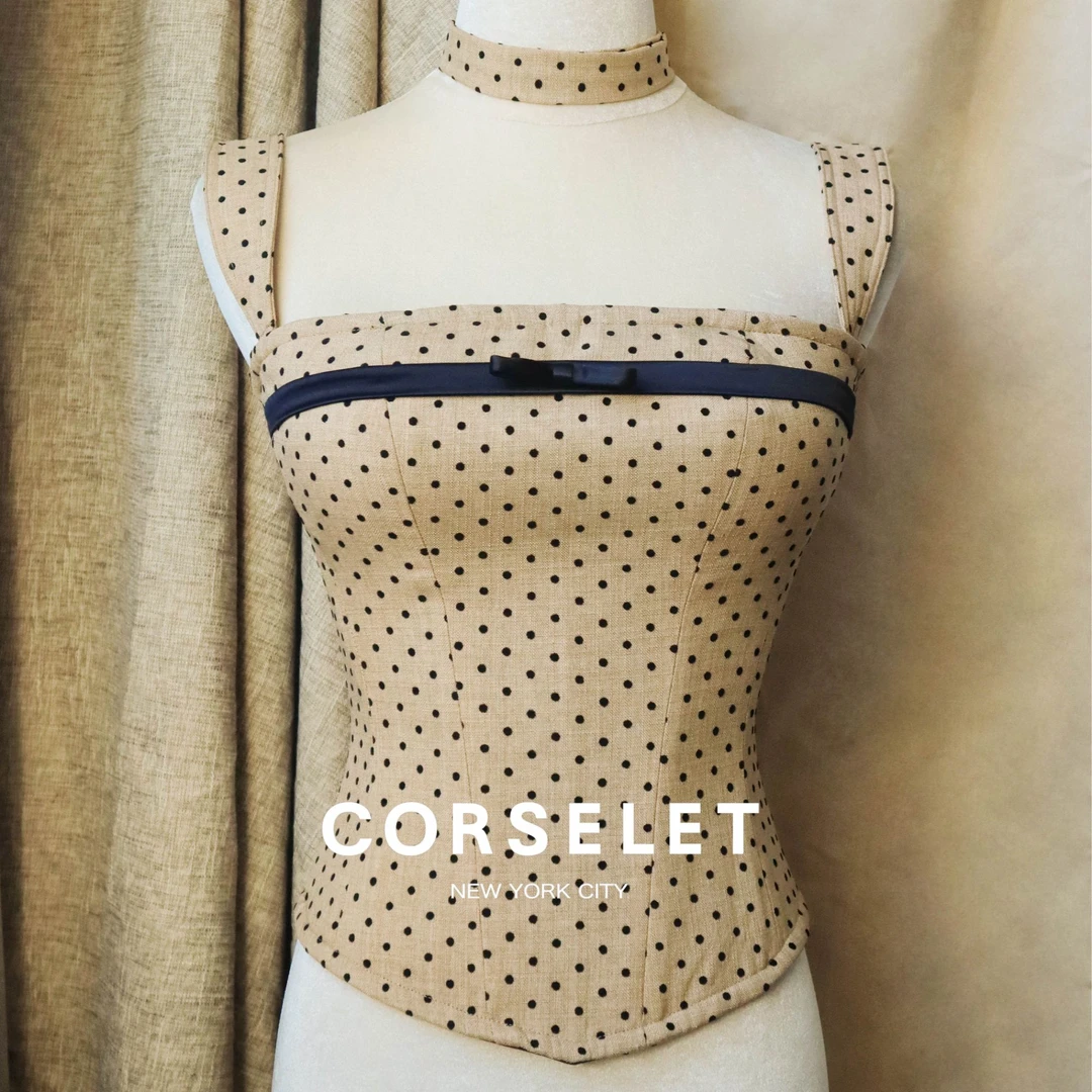 CORSELET2025秋冬新款【Miu谬千金】肩带呼吸重塑显瘦鱼骨胸衣