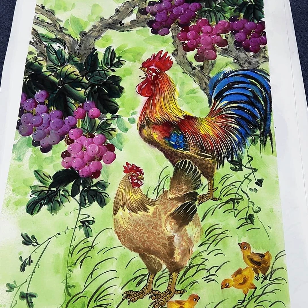 国画事事顺心如意万事如意万事