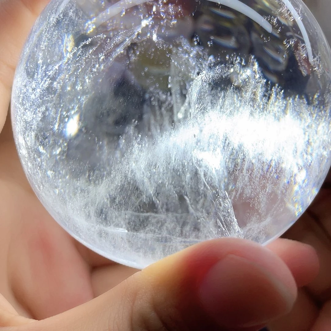 水晶珠宝半成品未镶嵌白水晶卡72A87号