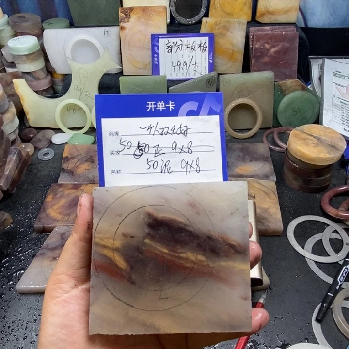 未镶嵌手镯石英质玉一****~定制手镯