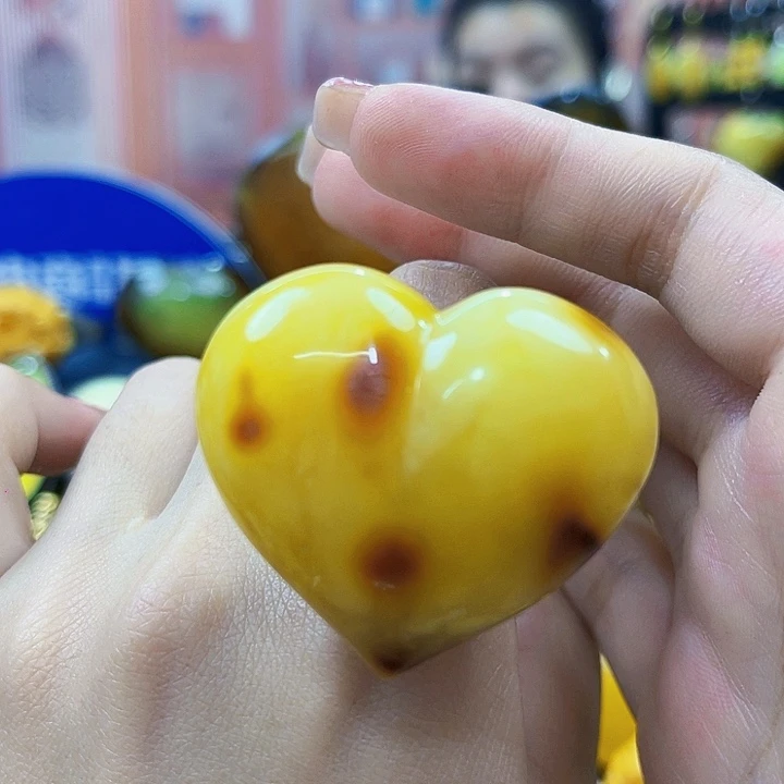 蜜蜡银S925镶嵌裸石戒指