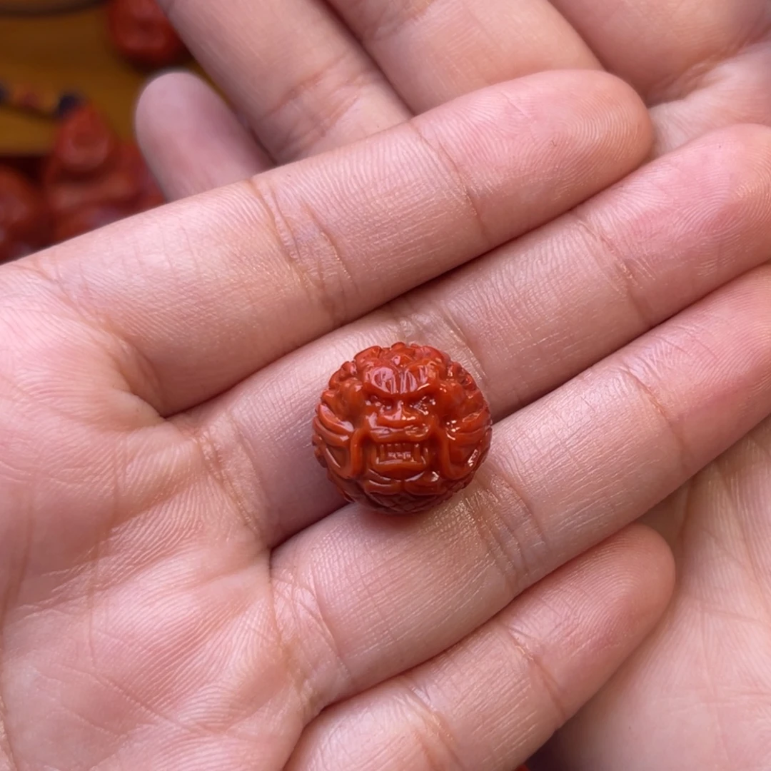 ，***9南红玛瑙未镶嵌川料瓦西精品龙珠16➕尺寸
