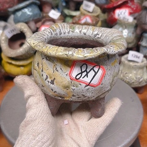 粗陶花盆手工花盆制作
