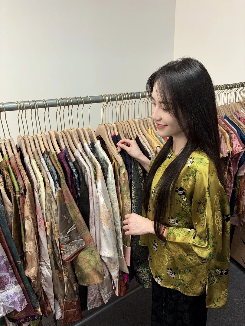 丝源·香云纱真丝宋锦连衣裙裤子外套上衣短袖背心孤品断码十一月