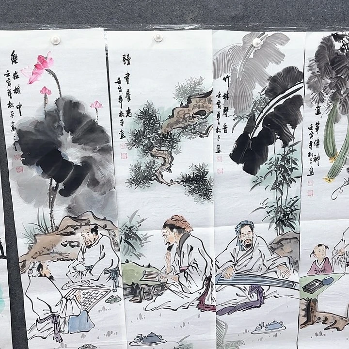 国画无毛或被短柔毛
