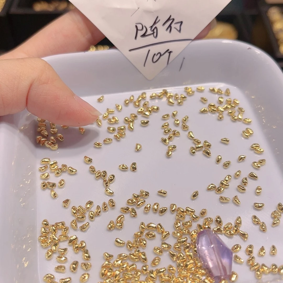 紫晶珠宝半成品银S925镀金镶嵌29