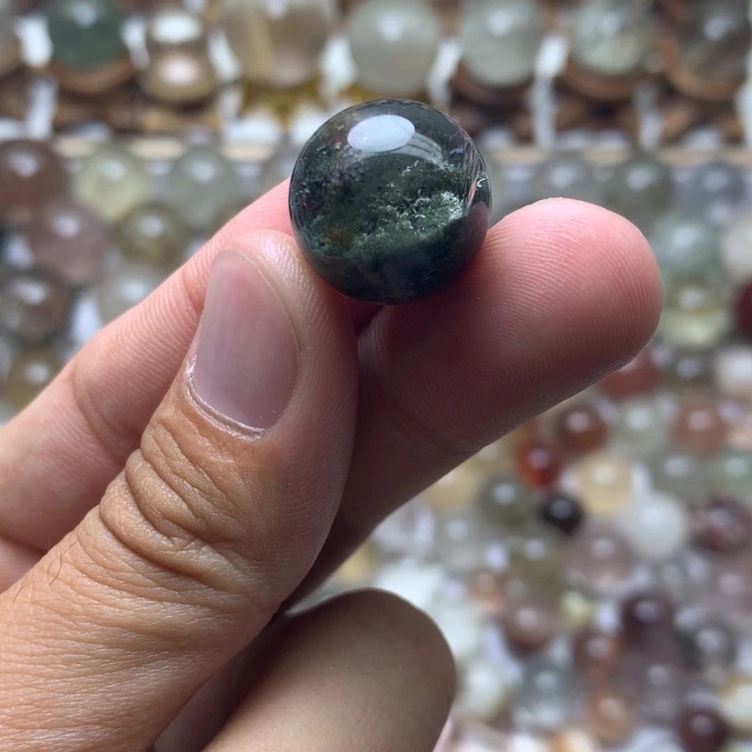 水晶珠宝半成品未镶嵌幽灵球