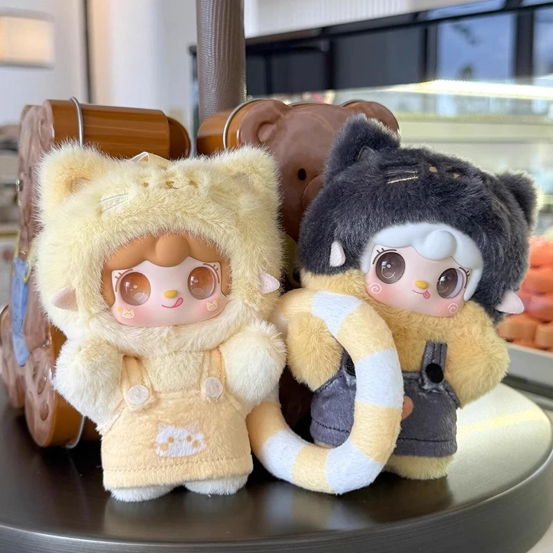 【明星同款】氧氧Yooki喵喵夏日派对系列正版盲盒毛绒娃娃盲盒潮玩