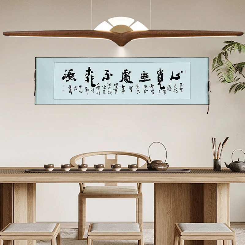 《心宽无处不桃园》——赵建民精品书法225*62cm横轴