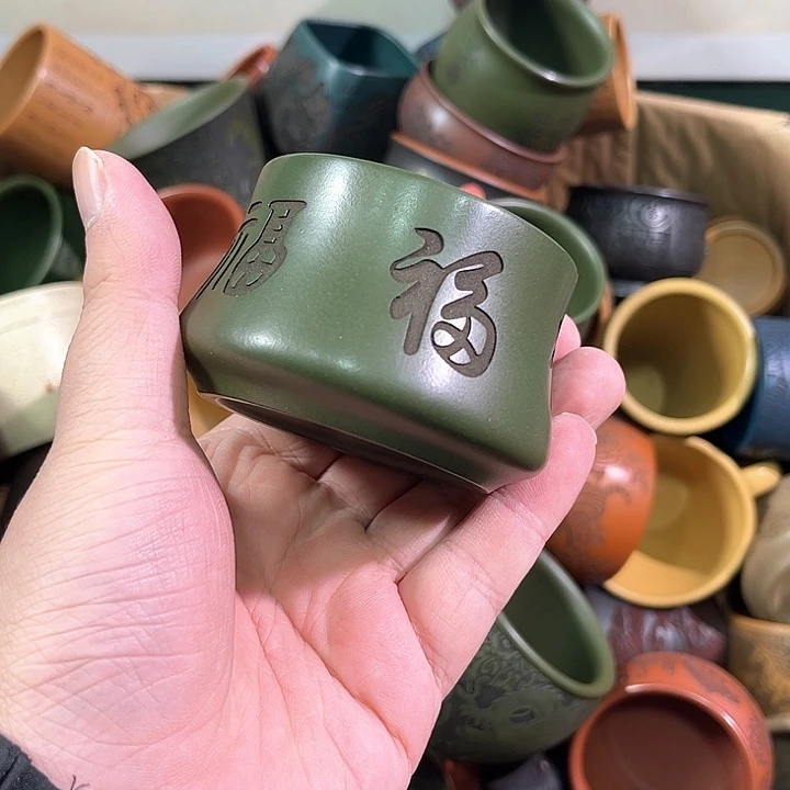 茶杯紫砂全手工紫砂主人杯