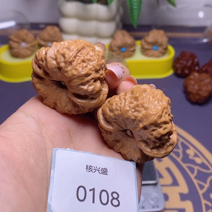 文玩核桃吊坠蛤蟆42.0108