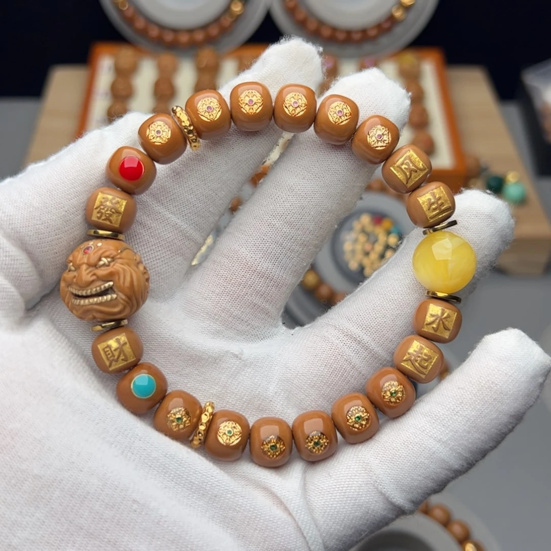 猴头核桃手串湛**空全品老型猴头手串私人订制