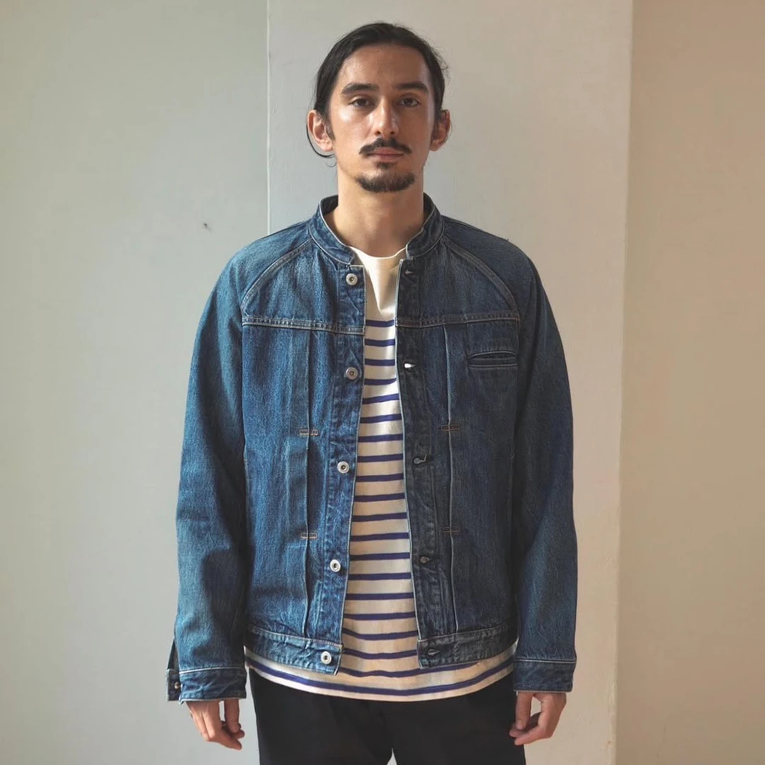 日单现货 TRUCKER BLOUSON COTTON 牛仔夹克