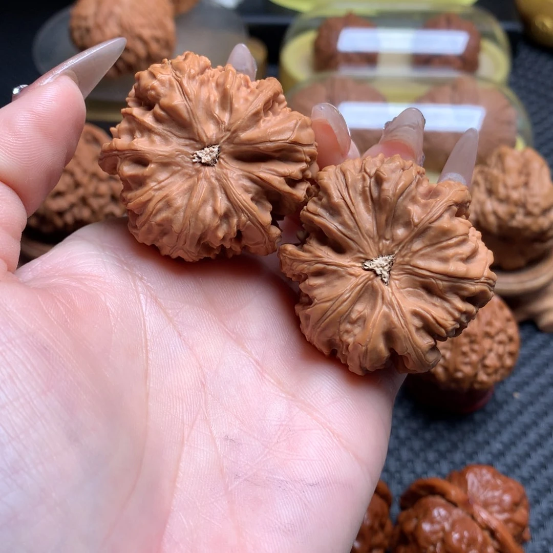 文玩核桃把件莫**妙41御龙三棱