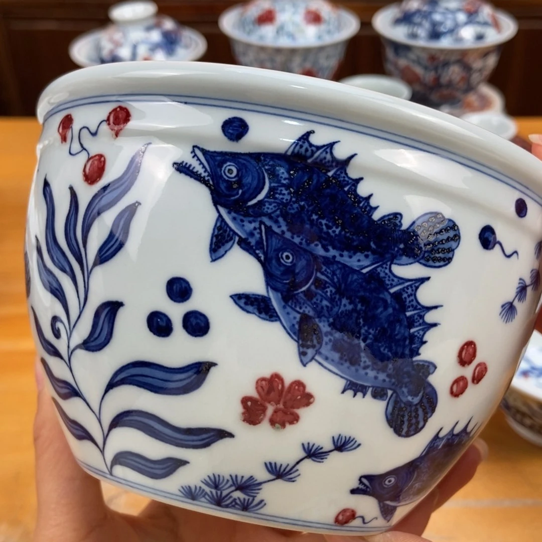 手绘现代茶具非古董