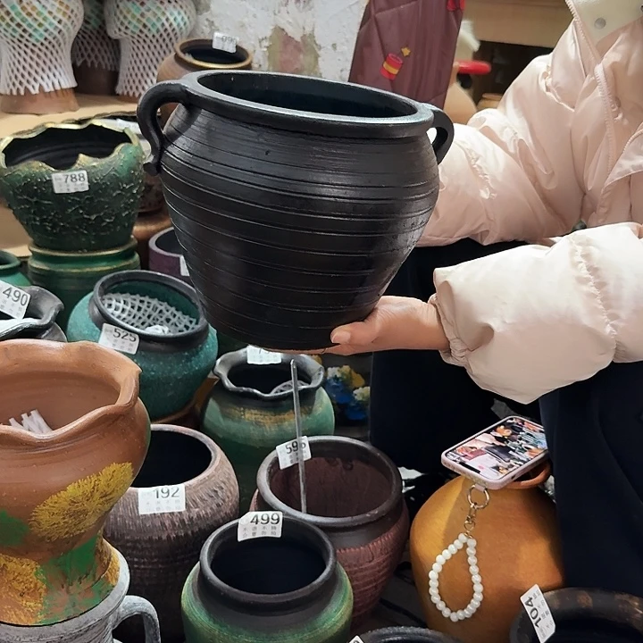 黑色双耳高度20口径19