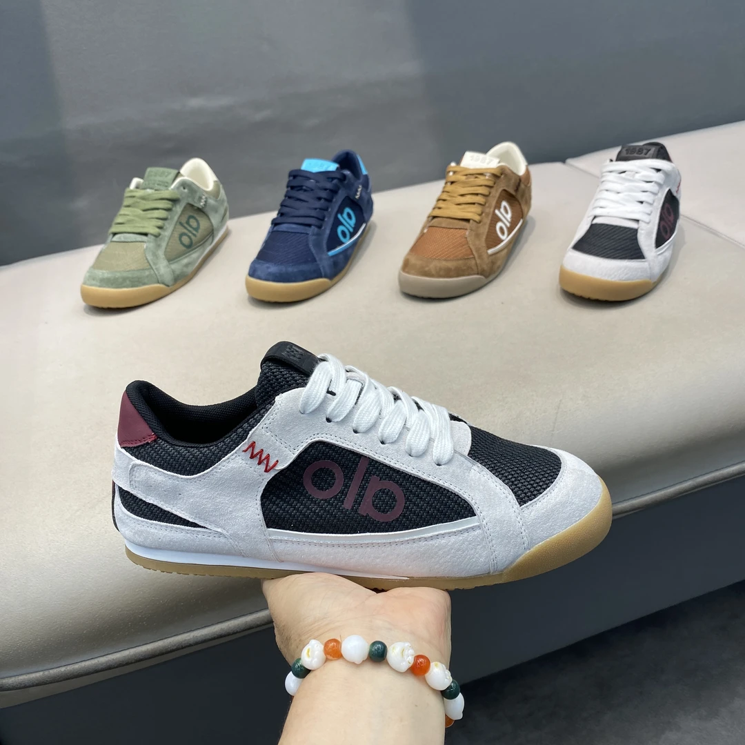 男鞋夏季低帮软底运动鞋韩版拼色皮拼网面透气布时尚休闲鞋潮鞋