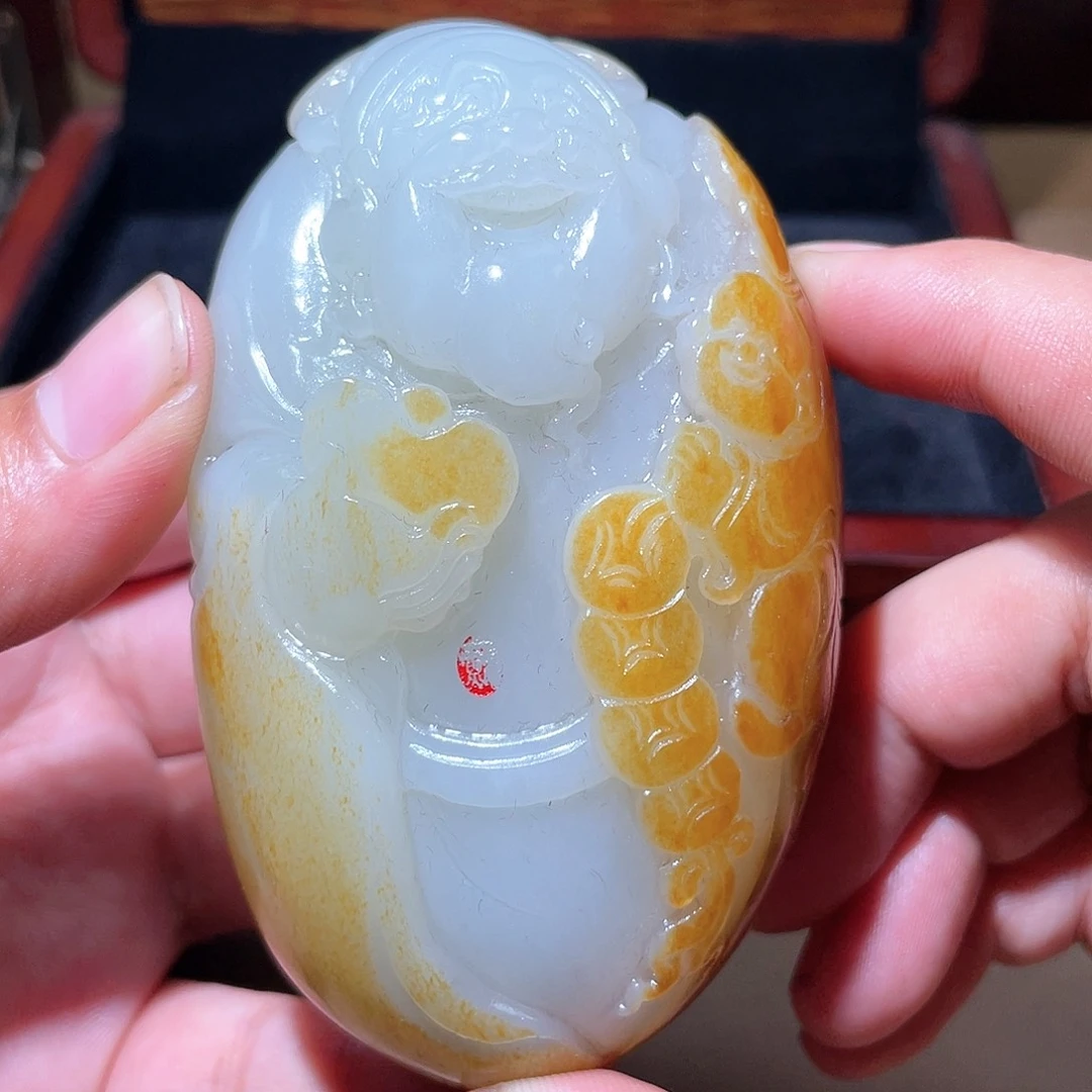 和田玉颈饰未镶嵌A7