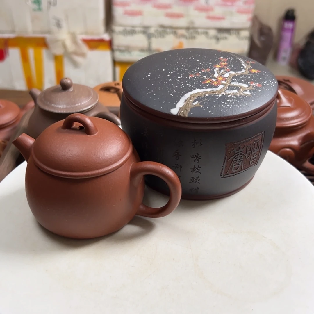 毛***儿茶壶紫砂红将破小土豆160
