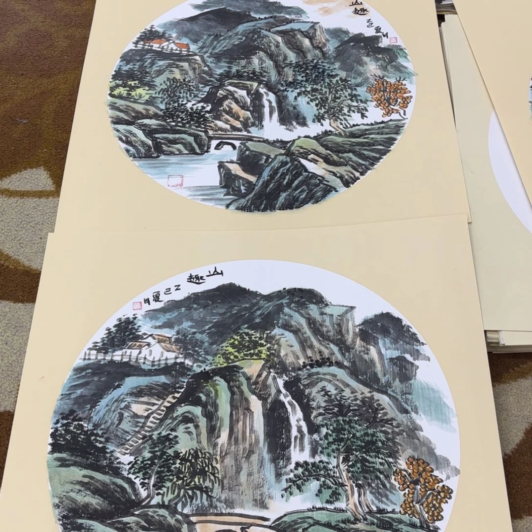 国画粱燕雪李欣主播
