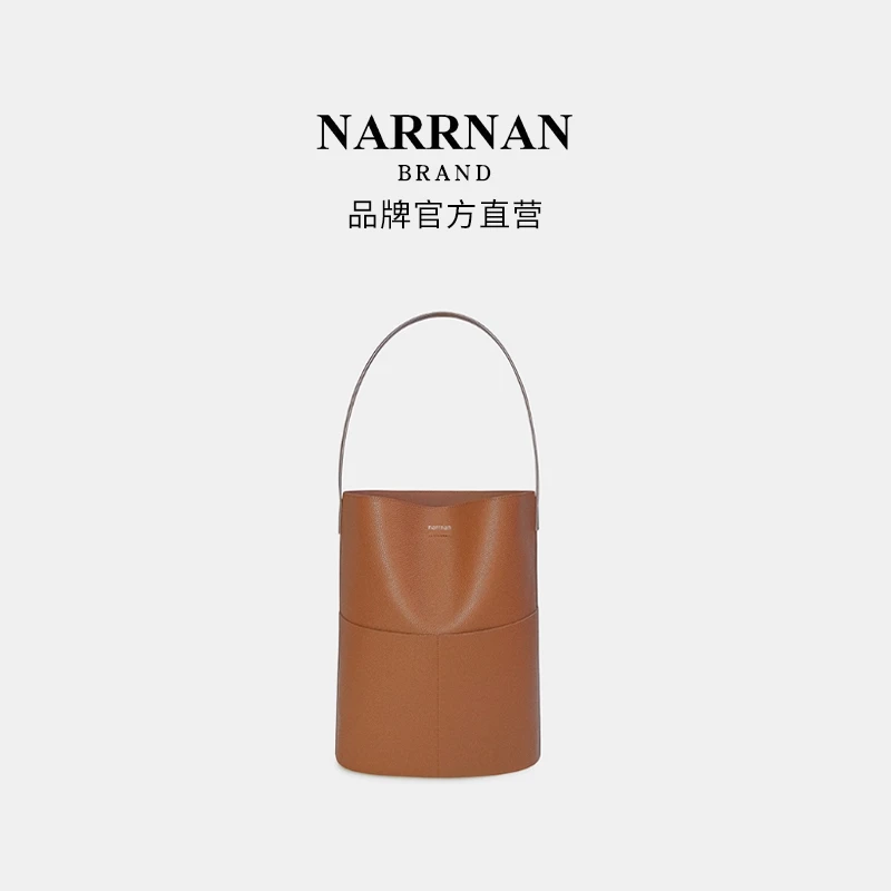 NARRNAN神仙托特包【莞产 素皮版】 荔枝纹软皮tote超大容量oak包