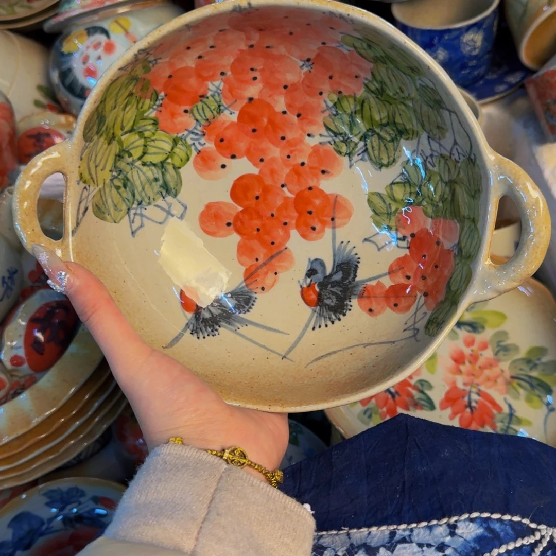 瓷片景德镇陶瓷手工手绘