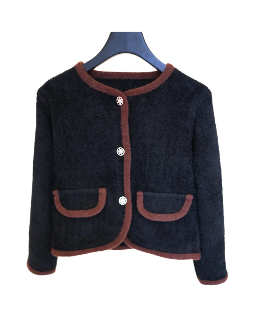 【香姐精品】2025年新款网红气质女装时尚洋气百搭小香风外套-1155