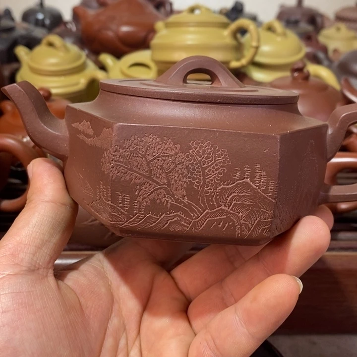 紫砂茶壶漳****产微瑕处理