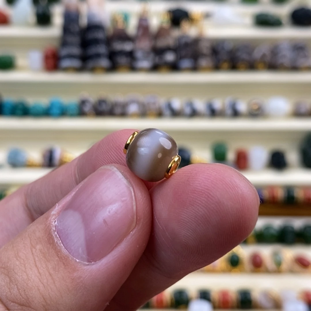 玛瑙/玉髓颈饰18K金镶嵌