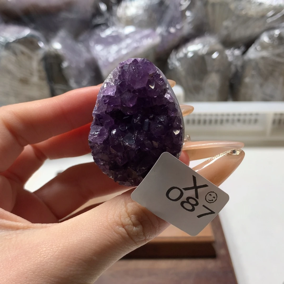 紫晶摆件未镶嵌水晶