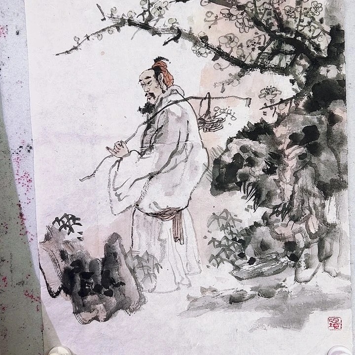 版画吴树强老师书画作品