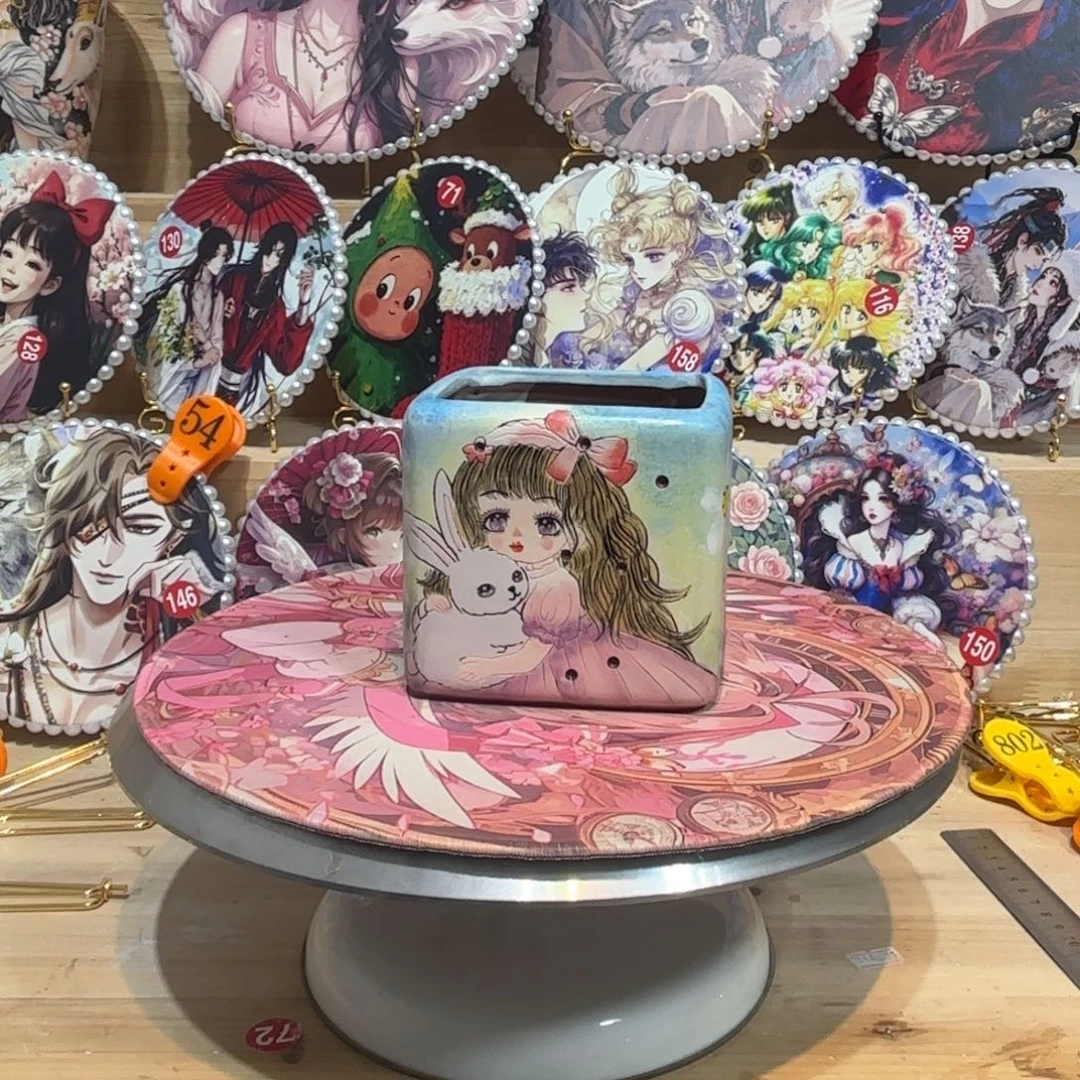 景德镇手绘花盆陶瓷8/10