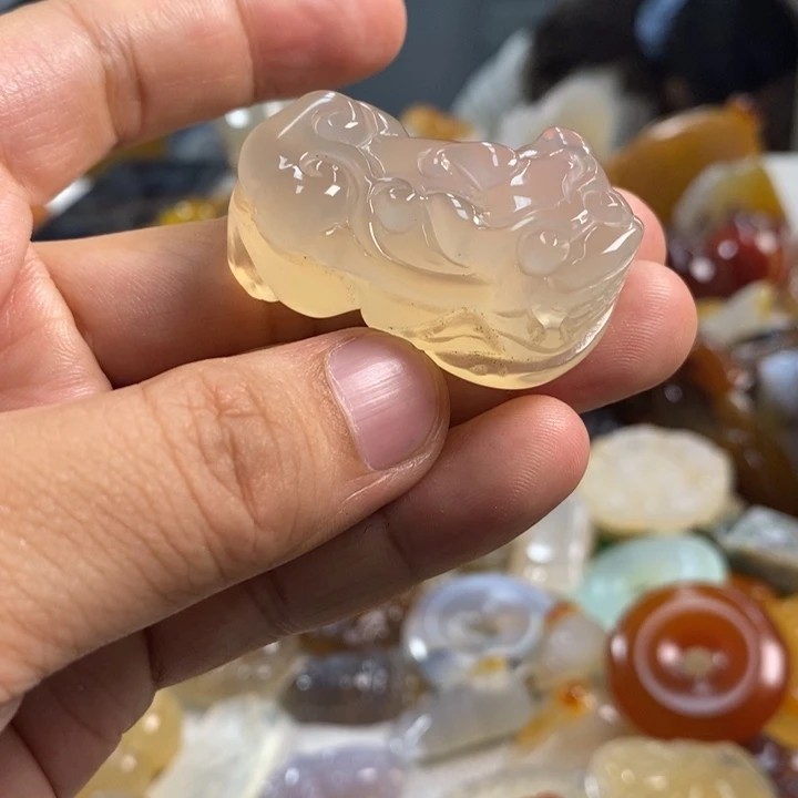 玛瑙/玉髓吊坠(不含链)未镶嵌