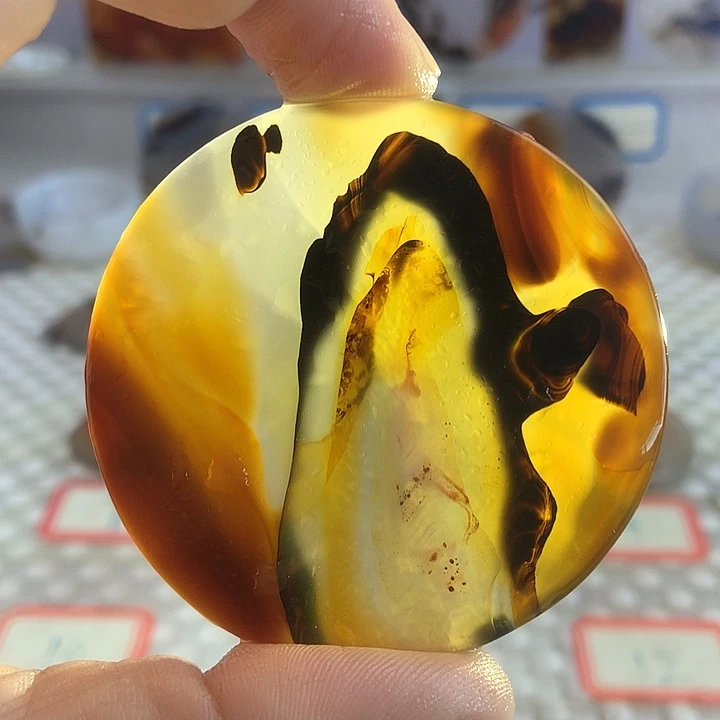 玛瑙/玉髓合金颈饰