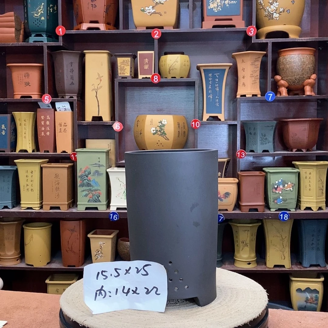 紫砂花盆紫砂花盆