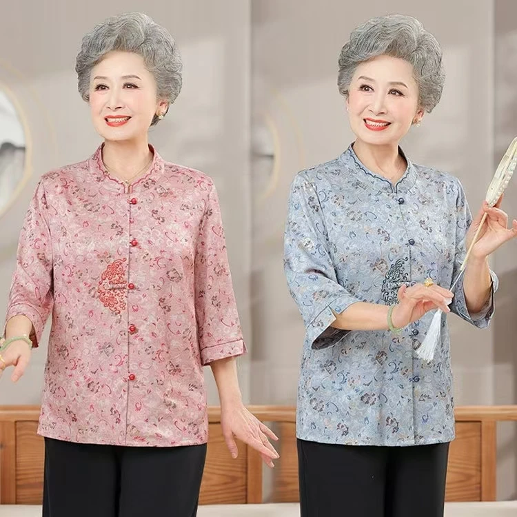【橙子清货401-599】工厂库存孤品国风套装中老年女装妈妈装奶奶装