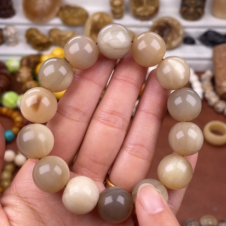 驼骨其他牛角圆珠16