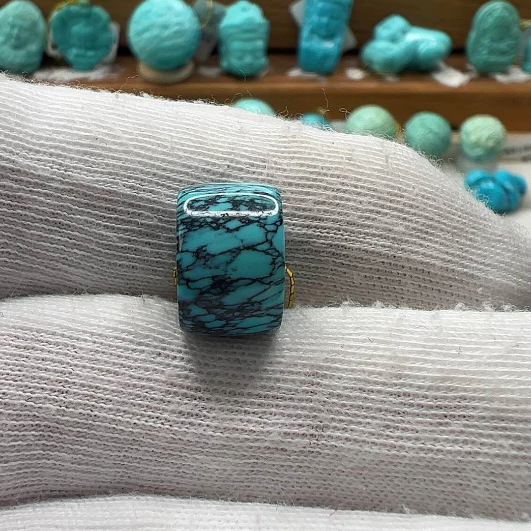 绿松石直切珠 未镶嵌