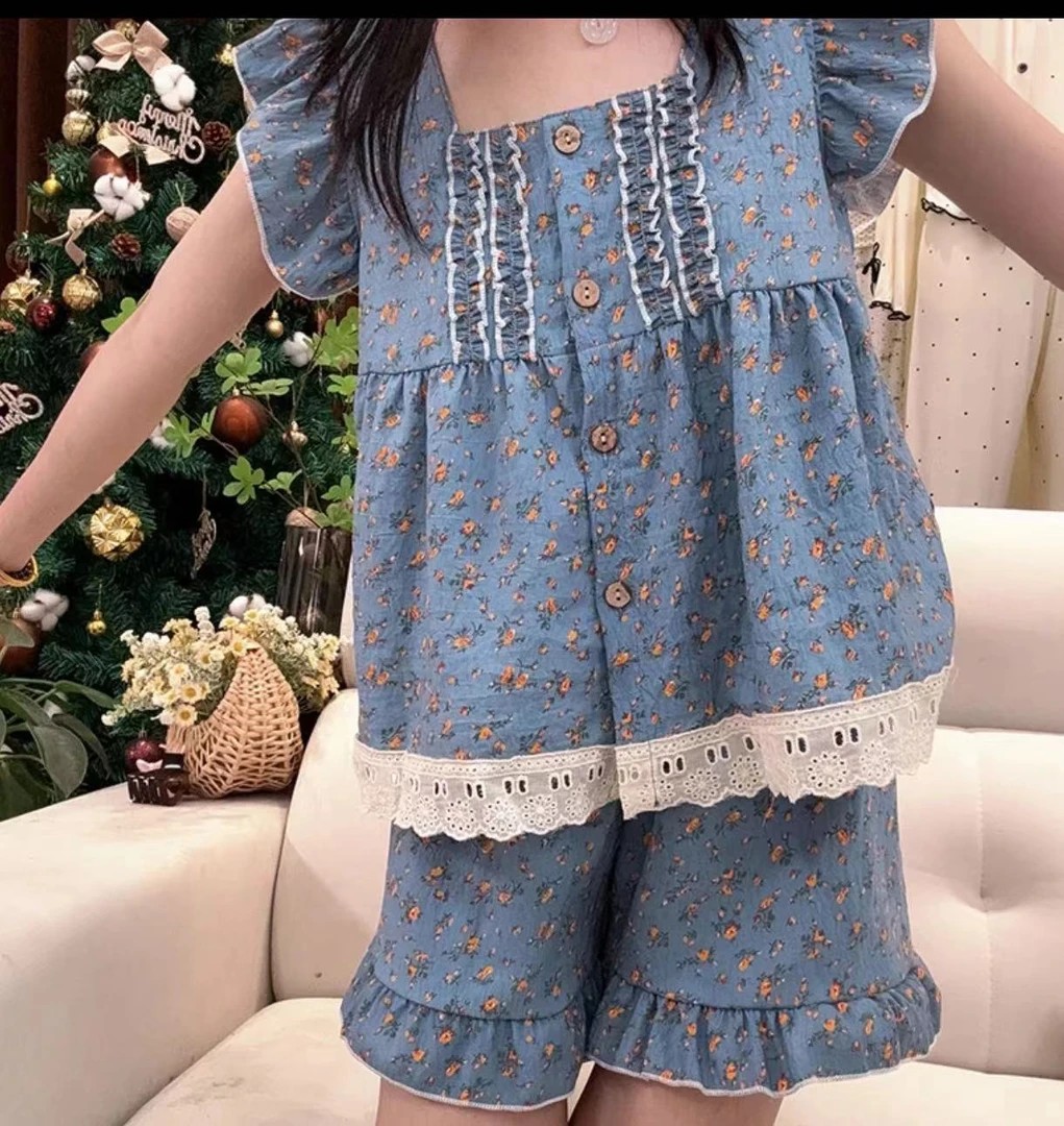 编码【301-350】夏季三件套带胸垫舒适透气可外穿家居服